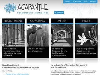AGAPANTHE RECRUTEMENT