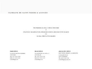 FLORIANE DE SAINT PIERRE ET ASSOCIÉS